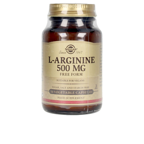 L-ARGININA 500 mg 50 cápsulas vegetales