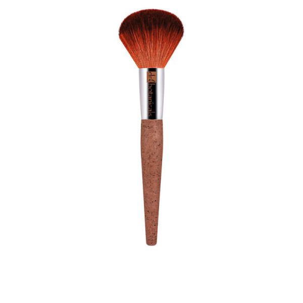 POWDER BRUSH bionic synthetic hair recycled aluminium coffe & corn handle1 u