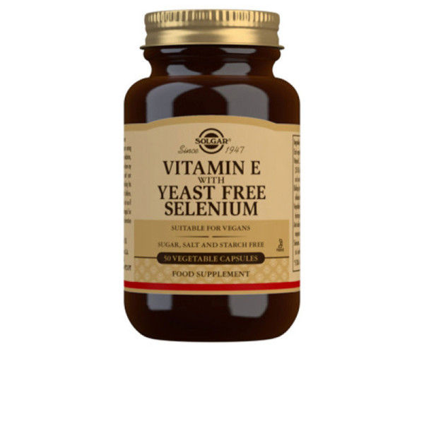 Vitamina E com Selênio Sem Levedura 50 Cápsulas